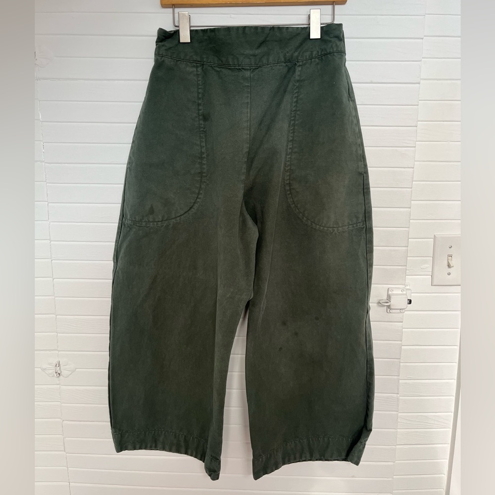 Aliya Wanek cropped wide leg pants